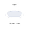 Carbone Lorraine RC8 brake pads - Subaru Impreza GT 2,0 16V Turbo 4WD (99-00)