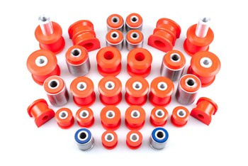 Pakabos įvorių rinkinys - (be priekinės tilto įvorės)- MPBS: 2900801 Jeep Grand Cherokee III WK/WH,