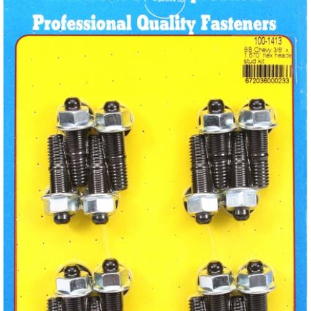 Header Stud Kits ARP 100-1413 BB Chevy 3/8 x 1.670" hex header stud kit Chevrolet Big Block