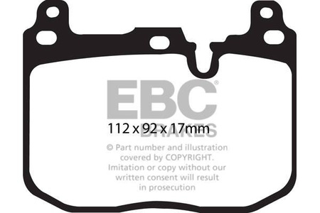 DP82130RPX - Zestaw wyścigowych klocków hamulcowych seria RP-X Racing EBC Brakes