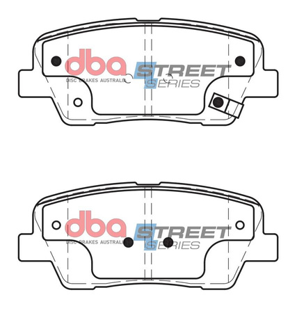 Hintere DBA-Bremsbeläge Street Series Keramik – DB2178SS