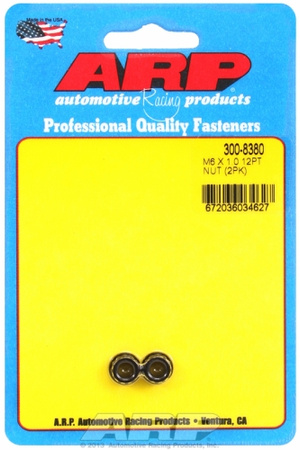 ARP M6 X 1.00 12pt nut kit (2pcs)