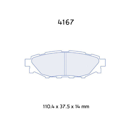 Stabdžių kaladėlės Carbone Lorraine RC6E - Subaru Impreza WRX (08-)