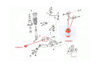 Tuleja wahacza tylnego, dolnego, tylna - MPBS: 62006161 Toyota Avensis II,