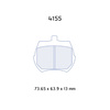 Carbone Lorraine RC5 brake pads - MG Midget (61-79)