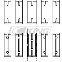 King pagrindinio guolio apvalkalas FORD 1.25I (ZETEC/ECOBOOST 1.6) - MB5009XP