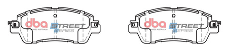 Brake Pads Street Series Ceramic front - DB2334SS MAZDA 2