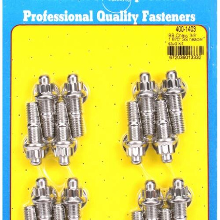 Kopfbolzensätze ARP 400-1403 "BB Chevy 3/8"" x 1.670 SS header stud kit" Chevrolet Big Block