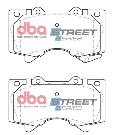 Bremsbeläge vorne DBA Brake Pads Street Series Semi-metallic - DB1838SS LEXUS LX450 LX570 TOYOTA Landcruiser 200 series Sequoia
