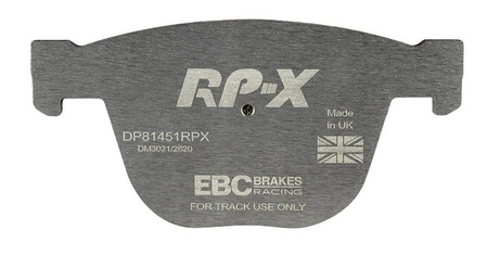 DP81451RPX - Zestaw wyścigowych klocków hamulcowych seria RP-X Racing EBC Brakes