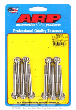 ARP Chevy LS 55mm UHL 12pt GM Perf intake manifold bolt kit