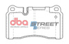 DBA Brake Pads Utcai sorozat első fékbetétek Félig-fémes - DB2073SS LAND ROVER Range L322 Sport L320
