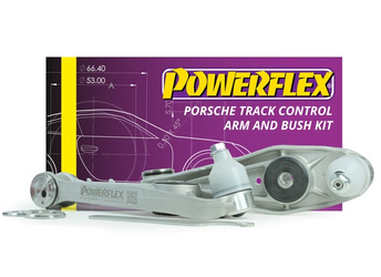 Track Control Arm & Bush Kit (Adjustable) Powerflex Polyurethane Bush road+black Porsche 987 Boxster (2005-2012) PF57K-1001G