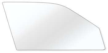 Polycarbonate front door window for Mitsubishi Colt V Hatchback 3D