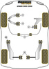 Przednia tuleja przedniego górnego wahacza, regulowana Powerflex Black Series Alfa Romeo Spider 939 (2005-2010) PFF1-505GBLK