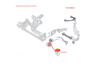 Front Lower Wishbone - Front Bush - MPBS: 0802909X BMW 5 F07 Gran Turismo, F10 / F11 F18, 6 F06 Coupe, F12 F13, 7 F01 F02 F03 F04,