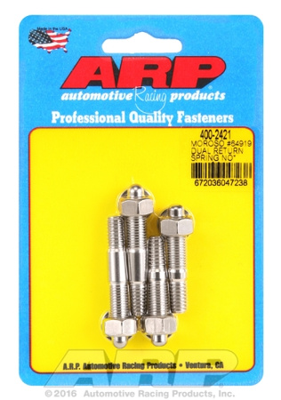 ARP Moroso 64919 dual rtrn spr no spacer plate SS carb stud