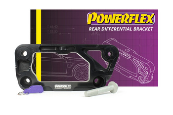 Podwójne tylne mocowanie dyferencjału Powerflex road+black BMW 3 Series & F30, F31, F34, F80 (2011 - 2018)\F80 M3 (2014 - 2018) PFR5-4030