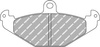 Ferodo Racing DS2500 brake pad rear FCP878H DODGE Viper RENAULT 21 Espace III Laguna Safrane Safrane