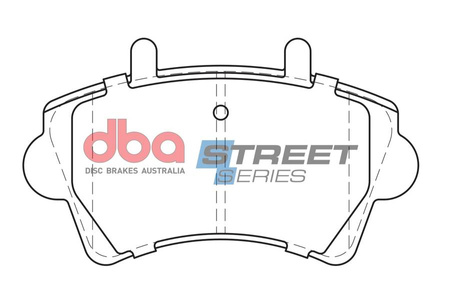 DBA Brake Pads Utcai sorozat első fékbetétek Félig-fémes - DB1963SS NISSAN Interstar OPEL Movano RENAULT Master VAUXHALL