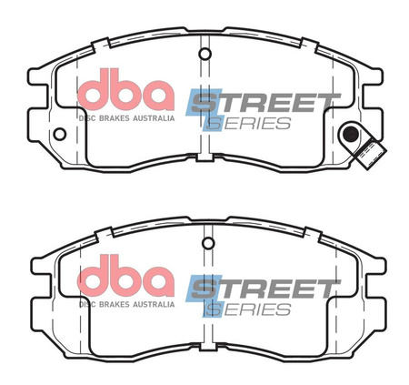 Brake Pads Street Series Ceramic front - DB1249SS CHRYSLER USA Sebring Coupe HYUNDAI Santamo MITSUBISHI Chariot Colt Eclipse Eterna FTO Galant Lancer Evo 1 Legnum Libero RVR Space Wagon Spacerunner PROTON Malaysia and Philippines Perdana Satria Compact