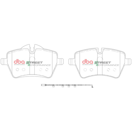 Brake Pads Street Performance Hawk HB560x.677 front - DB2052SP MINI Clubman R55 Convertible R52 R57 Countryman R60 Coupe R58 Hatch 1st Gen R53 2nd R56 Paceman R61 Roadster R59