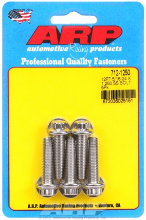 Śruby ARP "5/16""-24 x 1.250 12pt SS bolts" (5pcs)