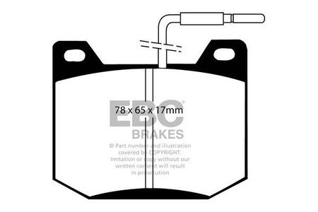 DP123 - Zestaw klocków hamulcowych seria ULTIMAX2 EBC Brakes