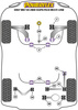 Tylna tuleja drążka stabilizatora 18.5mm Powerflex Road Series Volkswagen Golf & Golf MK7 5G (2012 - 2019)\Golf MK7 5G 2WD 122PS plus Multi-link (2012-2019) PFR85-815-18.5