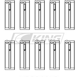 King Main Bearing Shell HONDA D-SERIES, F23A, F23Z, 16V - MB5568XP