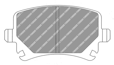 Ferodo Racing DS2500 hátsó fékbetét FCP1636H AUDI A3 TT SEAT ALHAMBRA LEON Toledo III SKODA Octavia II SUPERB II 3T4 Estate 3T5 VOLKSWAGEN CC 358 EOS 1F7 1F8 Golf 5 GOLF V 1K1 Convertible 517 PASSAT SCIROCCO SHARAN Touran