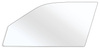 Polycarbonate front door window for Fiat 126p EL