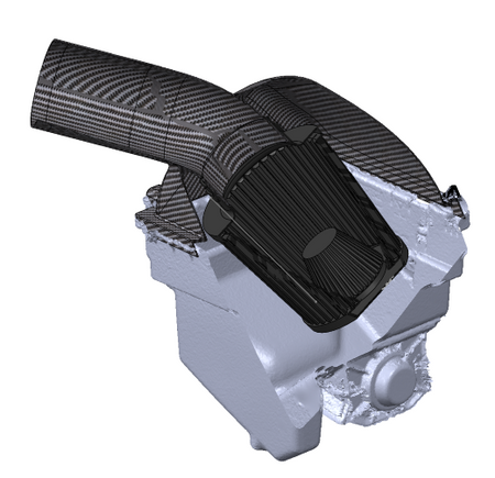 Układ dolotowy Forge do Toyota Yaris GR Gen1 / Gen2 i Corolla GR (górna część)