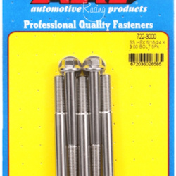 ARP "5/16""-24 x 3.000 hex SS bolts" (5pcs)