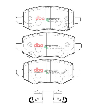 DBA-Bremsbeläge Street Performance Bremsbeläge hinten – DB15094SP