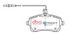 Klocki hamulcowe przednie DBA Brake Pads Street Series Ceramic - DB2025SS PEUGEOT 407