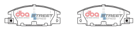 Bremsbeläge vorne DBA Brake Pads Street Series Ceramic - DB1116SS HOLDEN Aust NZ ISUZU MU Rodeo Trooper OPEL Campo Frontera VAUXHALL Brava