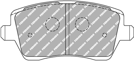 Klock hamulcowe Ferodo Racing DS3000 przednie FCP1617R NISSAN Micra RENAULT Clio III CLIO IV Grandtour Modus SUZUKI Swift III