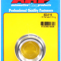 ARP -16 female O ring aluminum weld bung