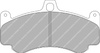 Ferodo Racing DS3.12 brake pad front FRP3075G PORSCHE 911 996 997 Convertible 997 