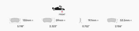 Ferodo Racing DS1.11 priekinės stabdžių kaladėlės FCP565W ALFA ROMEO 155 164 90 GTV SPIDER 916 CITROEN FIAT Coupe FA/175 Croma Scudo Tempra Tipo TIPO 160 Ulysse LANCIA Dedra Delta DELTA I 831 Kappa Thema Zeta PEUGEOT 306 806 Expert RENAULT Laguna Megane 