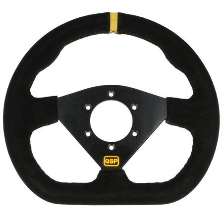 QSP 3 küllős velúr kormány 285mm lapos
