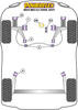 Prowadnica montażowa koła PowerAlign Powerflex Road Series Seat Ibiza Models & Ibiza MK4 6J (2008 - 2017) PF99-514-15
