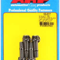 ARP 5/16-24x1.450 starter nose black 12pt WP pulley stud kit