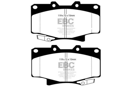 DP5992NDX - EBC Brakes BLUESTUFF NDX sorozatú fékbetét készlet