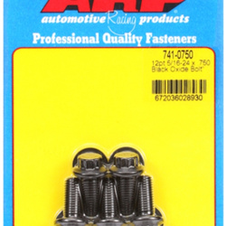 ARP "5/16""-24 x .750 12pt black oxide bolts" (5pcs)