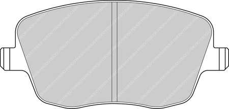 Ferodo Racing DS2500 brake pad front FCP1419H SEAT Cordoba III Ibiza IV 6L1 V Sportcoupe 6J1,6P1 SKODA Fabia VOLKSWAGEN Polo 9N III 