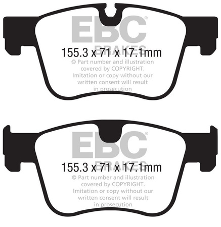DPX2359 - Ein Satz Bremsbeläge serie ULTIMAX2 EBC Brakes