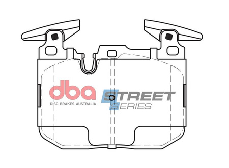 Klocki hamulcowe przednie DBA Brake Pads Street Series Ceramic - DB2299SS BMW 1 Series F20 M135 M140 F21 xDrive F20 F21 2 F22 Coupe 228 230 M235 M240 F23 Convertible F22 F23 3 F30 320 325 328 330 335 340 ActiveHybrid F31 F34 GT F30 F31 GT F34 4 F32 420