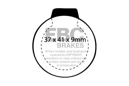 DP246 -EBC Brakes ULTIMAX2 sorozatú fékbetét készlet